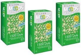 Moods Silver 1500 Dots - Dotted and Scented Condoms - 12 Pack