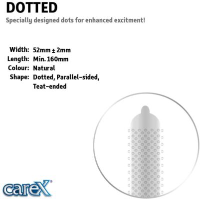 carex dotted condom