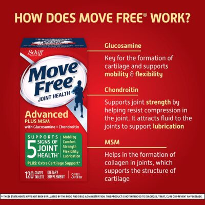 Move Free-120 count bottle-Joint Support Tablets